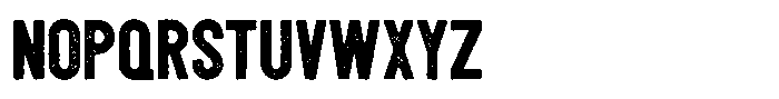 Saltash Grunge Font LOWERCASE