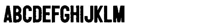 Saltash Rough Font UPPERCASE