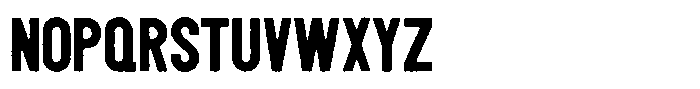 Saltash Rough Font UPPERCASE