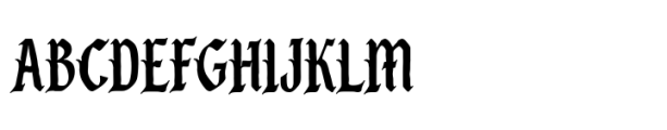 Saltblack combat Font