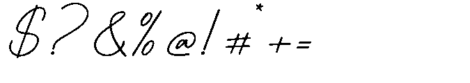 Salted Caramel Font OTHER CHARS