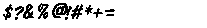 Salted mocha Font OTHER CHARS
