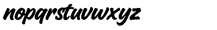 Salted mocha Font LOWERCASE