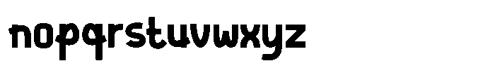 Saltero Regular Font LOWERCASE