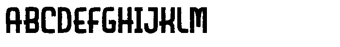 Saltero Rough Font UPPERCASE