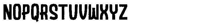 Saltero Rough Font UPPERCASE