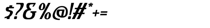 Saltrone Italic Font OTHER CHARS