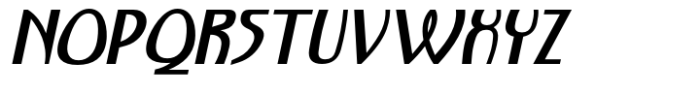 Saltrone Italic Font UPPERCASE