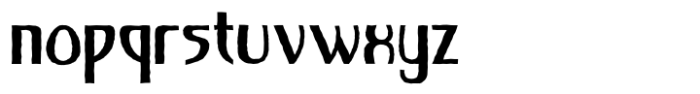 Saltrone Rough Font LOWERCASE