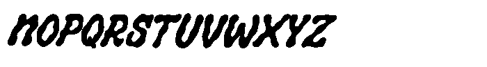 Salty Smile Font LOWERCASE