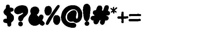 Saltyfine Font OTHER CHARS