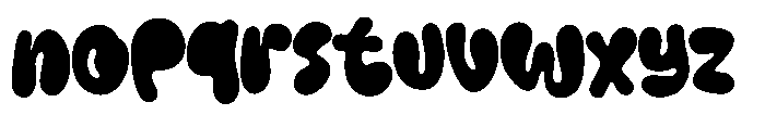 Saltyfine Font LOWERCASE