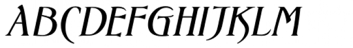Saltzburg Bold Italic Font UPPERCASE