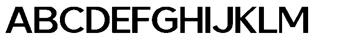 Saluna Bold Font UPPERCASE