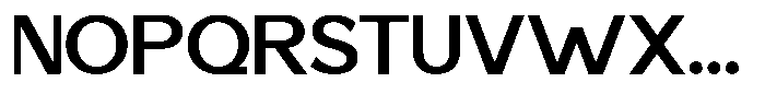 Saluna Bold Font UPPERCASE