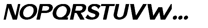 Saluna Italic Black Font UPPERCASE
