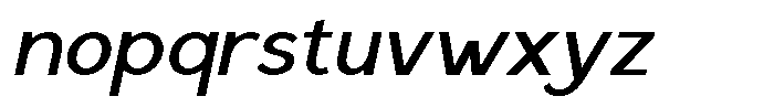 Saluna Italic Medium Font LOWERCASE