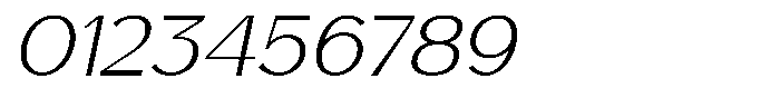 Saluna Italic Thin Font OTHER CHARS