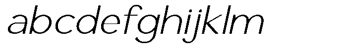 Saluna Italic Thin FONT