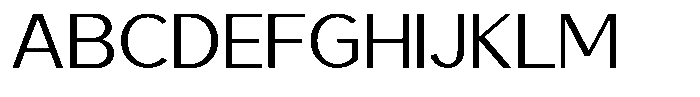 Saluna Light Font UPPERCASE