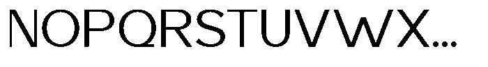 Saluna Light Font UPPERCASE