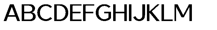 Saluna Medium Font UPPERCASE