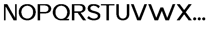 Saluna Medium Font UPPERCASE