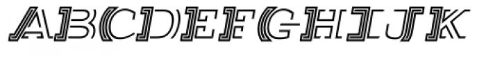 Salutatorian Italic Font UPPERCASE