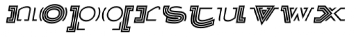 Salutatorian Italic Font LOWERCASE