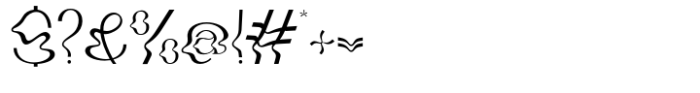 Salva Font OTHER CHARS