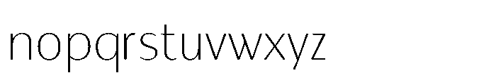 Salvea Light Font LOWERCASE