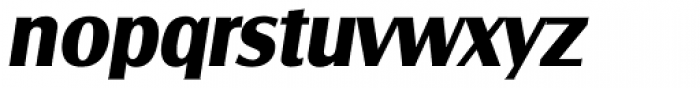 Salzburg Serial ExtraBold Italic Font LOWERCASE