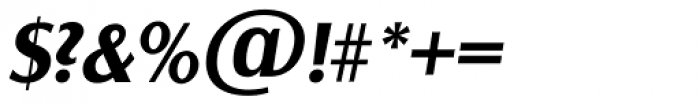 Salzburg TS DemiBold Italic Font OTHER CHARS