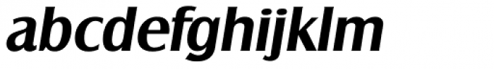 Salzburg TS DemiBold Italic Font LOWERCASE