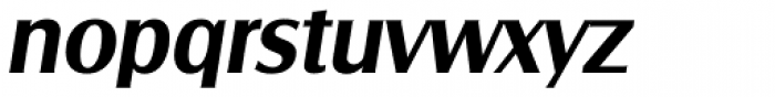 Salzburg TS DemiBold Italic Font LOWERCASE
