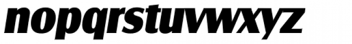 Salzburg TS ExtraBold Italic Font LOWERCASE