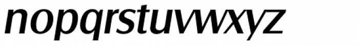 Salzburg TS Medium Italic Font LOWERCASE