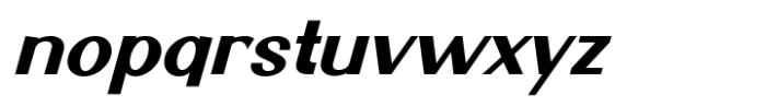 Sam Gimignano Italic Extra Bold Font LOWERCASE