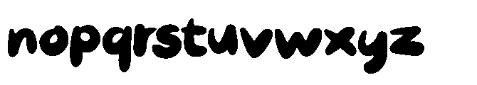 Samara Font LOWERCASE