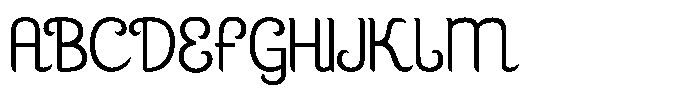 Samaria Font UPPERCASE