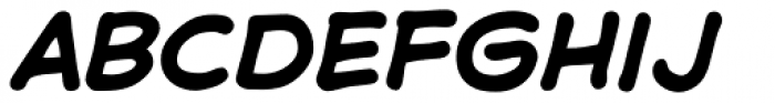 Samaritan Lower Bold Italic Font UPPERCASE
