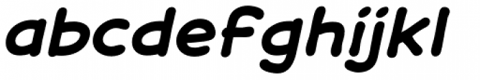Samaritan Lower Bold Italic Font LOWERCASE