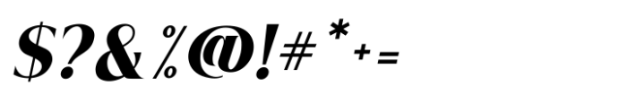 Sambosa Bold Italic Font OTHER CHARS