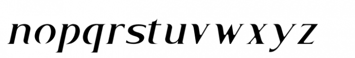 Sambosa Italic Font LOWERCASE
