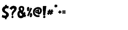 Samill Gufron Regular Font OTHER CHARS