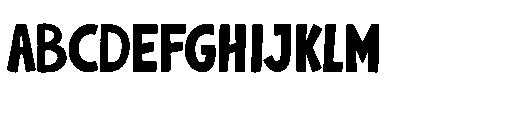 Samill Gufron Regular Font UPPERCASE