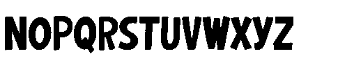 Samill Gufron Regular Font UPPERCASE