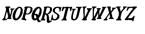Sampan Folk Italic Font UPPERCASE