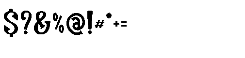 Sampan Folk Regular Font OTHER CHARS