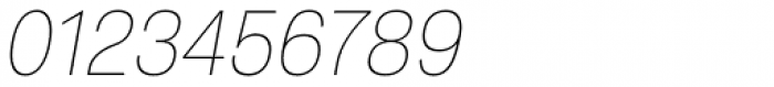 Samplex Thin Italic Font OTHER CHARS
